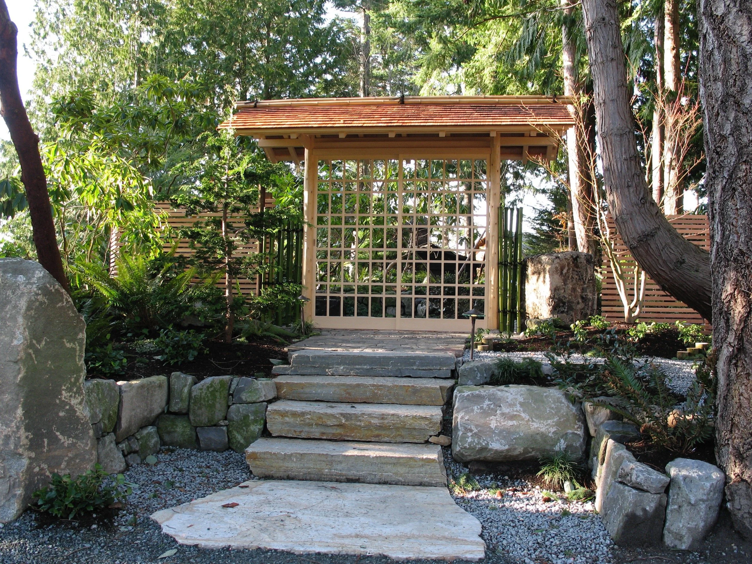 japanese garden structures — shokunin-do